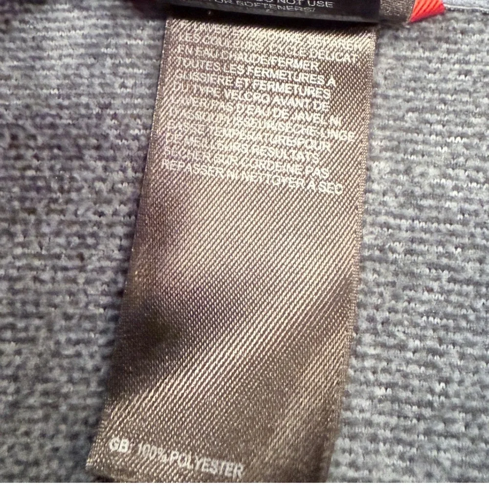 The North Face Mens Gray 1/4 Zip Fleece Pullover Long‎ Sleeve Shirt XL